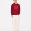 Kenzo Boke Heart-tröja i bomull och ull Kenzo Boke Heart-tröja i bomull och ull