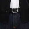 Kenzo Buckle’ skärp i läder