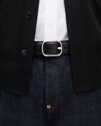 Kenzo Buckle’ skärp i läder