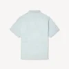 ”Kenzo Cartoon” broderad kortärmad skjorta i stone bleach-chambray ”Kenzo Cartoon” broderad kortärmad skjorta i stone bleach-chambray