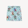 Kenzo Cartoon’ elastiska shorts i bomullsseersucker