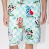 Kenzo Cartoon’ elastiska shorts i bomullsseersucker