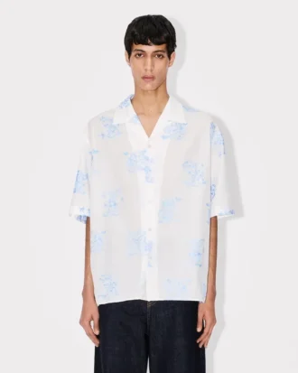 Kenzo Cartoon’ hawaiisk kortärmad skjorta