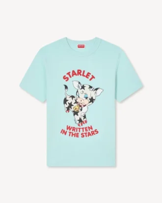 Kenzo Cartoon’ könsneutral slim fit-T-shirt i bomull Kenzo Cartoon’ könsneutral slim fit-T-shirt i bomull
