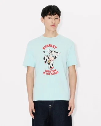 Kenzo Cartoon’ könsneutral slim fit-T-shirt i bomull Kenzo Cartoon’ könsneutral slim fit-T-shirt i bomull