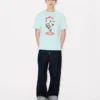 Kenzo Cartoon’ könsneutral slim fit-T-shirt i bomull Kenzo Cartoon’ könsneutral slim fit-T-shirt i bomull