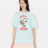 Kenzo Cartoon’ könsneutral slim fit-T-shirt i bomull Kenzo Cartoon’ könsneutral slim fit-T-shirt i bomull