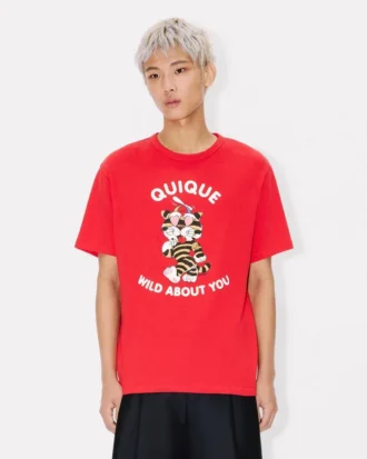 Kenzo Cartoon’ könsneutral T-shirt i bomull Kenzo Cartoon’ könsneutral T-shirt i bomull