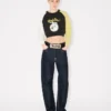 Kenzo Cartoon’ kort sweatshirt i bomull Kenzo Cartoon’ kort sweatshirt i bomull