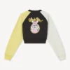 Kenzo Cartoon’ kort sweatshirt i bomull Kenzo Cartoon’ kort sweatshirt i bomull