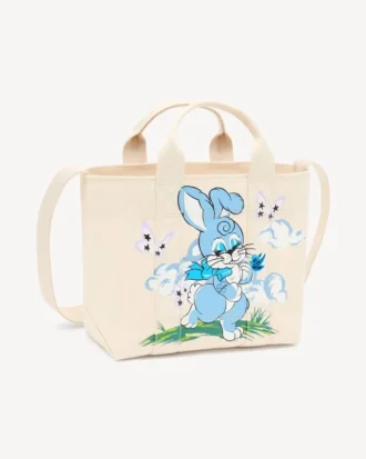 Kenzo Cartoon’ liten tygväska i canvas
