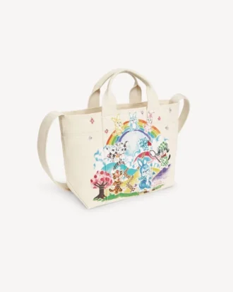 Kenzo Cartoon’ liten tygväska i canvas
