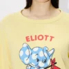 Kenzo Cartoon’ långärmad T-shirt i bomull