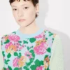 Kenzo Floral’ broderad tröja i bomull och ull
