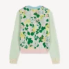Kenzo Floral’ broderad tröja i bomull och ull