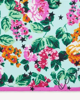 Kenzo Floral’ liten fyrkantig silkesduk