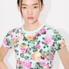 Kenzo Floral T-shirt i bomull Kenzo Floral T-shirt i bomull