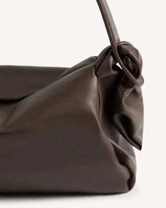 Kenzo Furoshiki stor axelväska i läder