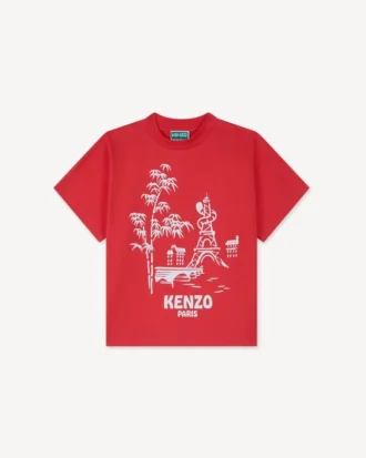 ”Kenzo Garden” T-shirt i bomull