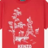 ”Kenzo Garden” T-shirt i bomull