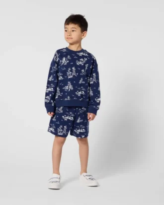 Kenzo Garden’ Bermudashorts i lätt frotté