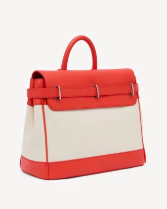 Kenzo Holdall-väskan i canvas och läder
