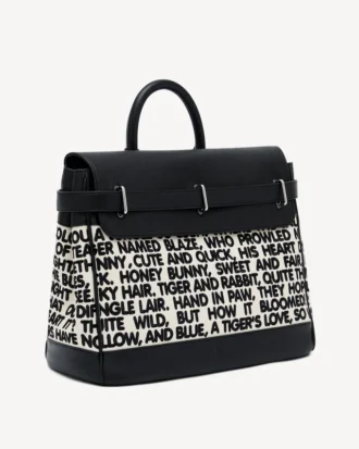 Kenzo Holdall-väskan i canvas och läder