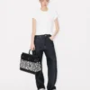 Broderad T-shirt i bomull med ”Kenzo Cartoon”