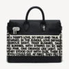 Kenzo Holdall-väskan i canvas och läder Kenzo Holdall-väskan i canvas och läder