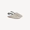 ”Kenzo-Kali” mules i läder med nitar