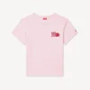 Kenzo Paris Emblem’ broderad T-shirt i bomull med smal passform Kenzo Paris Emblem’ broderad T-shirt i bomull med smal passform