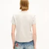 Kenzo Paris Emblem’ broderad T-shirt i bomull med smal passform Kenzo Paris Emblem’ broderad T-shirt i bomull med smal passform