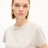 Kenzo Paris Emblem’ broderad T-shirt i bomull med smal passform Kenzo Paris Emblem’ broderad T-shirt i bomull med smal passform