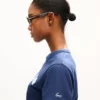 Kenzo Paris Emblem’ broderad T-shirt i bomull med smal passform Kenzo Paris Emblem’ broderad T-shirt i bomull med smal passform