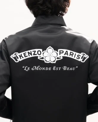Kenzo Paris Emblem’ Coach-jacka med dragkedja i belagd nylon Kenzo Paris Emblem’ Coach-jacka med dragkedja i belagd nylon