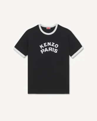 Kenzo Paris Emblem’ Slim T-shirt i bomull Kenzo Paris Emblem’ Slim T-shirt i bomull