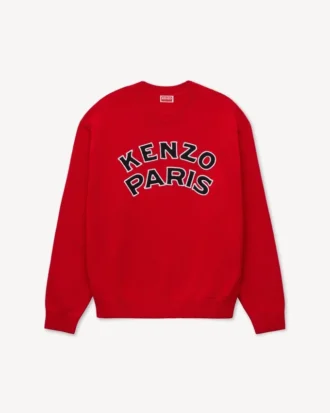 Kenzo Paris Emblem-tröja i ullbomull
