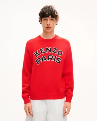 Kenzo Paris Emblem-tröja i ullbomull