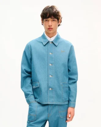 ”Kenzo Signature” arbetsjacka i japansk denim