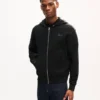 Kenzo Signature-broderad hoodie med dragkedja i bomull Kenzo Signature-broderad hoodie med dragkedja i bomull