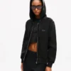 Kenzo Signature’ broderad hoodie med dragkedja i bomull Kenzo Signature’ broderad hoodie med dragkedja i bomull