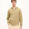 Kenzo Signature’ broderad hoodie med dragkedja i bomull Kenzo Signature’ broderad hoodie med dragkedja i bomull