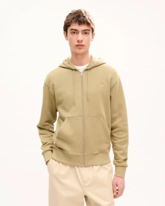 Kenzo Signature’ broderad hoodie med dragkedja i bomull