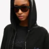 Kenzo Signature’ broderad hoodie med dragkedja i bomull Kenzo Signature’ broderad hoodie med dragkedja i bomull
