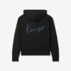 Kenzo Signature-broderad hoodie med dragkedja i bomull Kenzo Signature-broderad hoodie med dragkedja i bomull