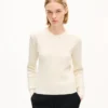 ”Kenzo Signature” broderad, löst stickad tröja i bomull och ull ”Kenzo Signature” broderad, löst stickad tröja i bomull och ull