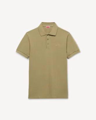Kenzo Signature’ broderad slim fit-polotröja i bomull
