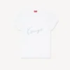 Kenzo Signature broderad T-shirt i bomull Kenzo Signature broderad T-shirt i bomull