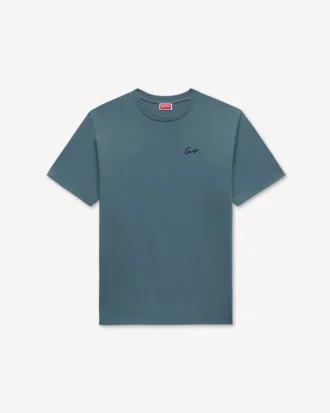 Kenzo Signature broderad T-shirt i bomull