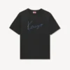 Kenzo Signature broderad T-shirt i bomull